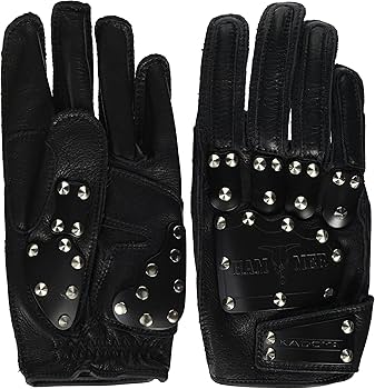 Amazon | カドヤ(KADOYA) バイク用レザーグローブ HAMMER GLOVE A